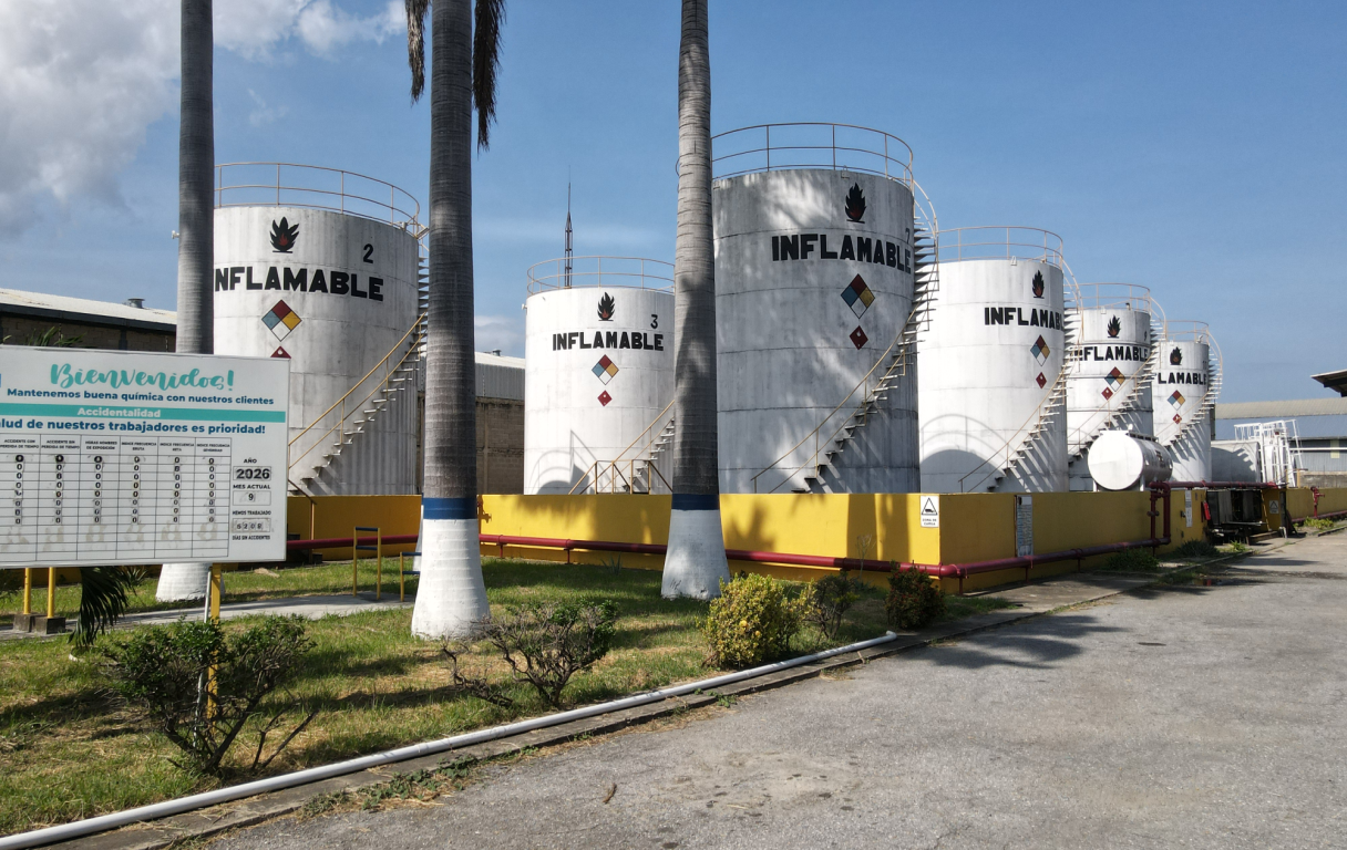 Planta industrial de QUIBARCA C.A. en Cagua, Estado Aragua